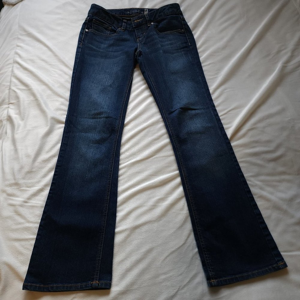 American Rag Curvy Boot Jean- Color Blue- Size 1S